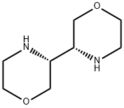 3,3'-Bimorpholine, (3R,3'R)- 化学構造式