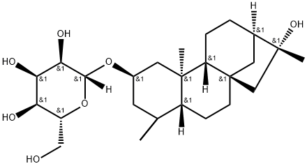 2,16-Kauranediol 2-O-beta-D-allopyraside Struktur