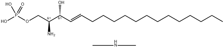SPHINGOSINE-1-PHOSPHATE (DMA ADDUCT),474943-63-0,结构式