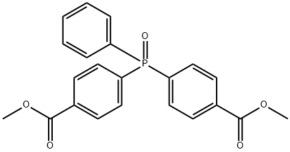 Dimethyl 4,4′-(phenylphosphoryl)dibenzoate Struktur