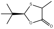 (2R,4S)-2-(1,1-Dimethylethyl)-4-methyl-1,3-oxathiolan-5-one Structure