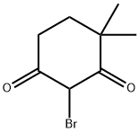 2-Bromo-4,4-dimethylcyclohexane-1,3-dione 化学構造式