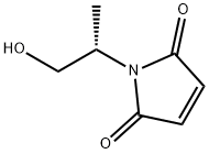 1H-Pyrrole-2,5-dione, 1-[(1S)-2-hydroxy-1-methylethyl]-,477728-20-4,结构式