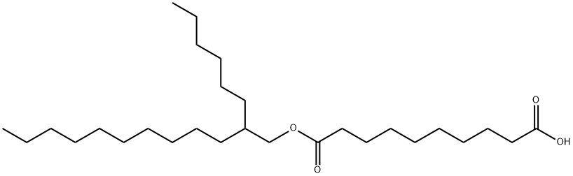 异硬脂醇癸二酸单酯 结构式
