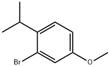 Benzene, 2-bromo-4-methoxy-1-(1-methylethyl)- Structure