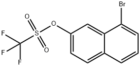 489426-52-0 Methanesulfonic acid, 1,1,1-trifluoro-, 8-bromo-2-naphthalenyl ester