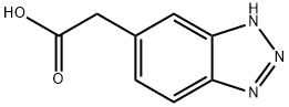 2-(1H-苯并[D][1,2,3]三唑-6-基)乙酸,491612-10-3,结构式