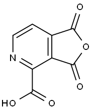 Furo[3,4-c]pyridine-4-carboxylic acid, 1,3-dihydro-1,3-dioxo- Structure