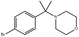 Morpholine, 4-[1-(4-bromophenyl)-1-methylethyl]- Struktur