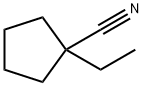 1-ethylcyclopentane-1-carbonitrile,49826-26-8,结构式