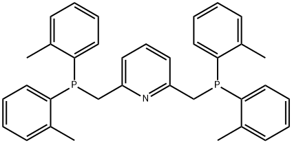 2,6-Bis((bis(2-methylphenyl)phosphino))methyl)pyridine Structure