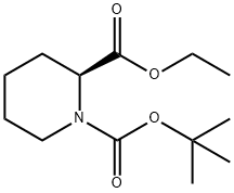 1,2-Piperidinedicarboxylic acid, 1-(1,1-dimethylethyl) 2-ethyl ester, (2S)- Struktur