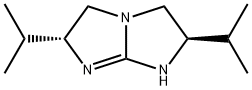 (2R,6R)-2,6-Diisopropyl-2,3,5,6-tetrahydro-1H-imidazo[1,2-a]imidazole Struktur