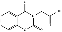 2H-1,3-Benzoxazine-3(4H)-acetic acid, 2,4-dioxo- Struktur