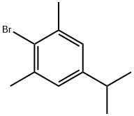 Benzene, 2-bromo-1,3-dimethyl-5-(1-methylethyl)- Struktur