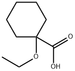 Cyclohexanecarboxylic acid, 1-ethoxy-,50421-28-8,结构式