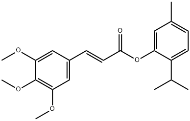 Thymol Trimethoxycinnamate Structure