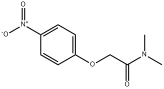 N,N-dimethyl-2-(4-nitrophenoxy)acetamide 结构式