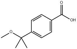 4-(2-Methoxypropan-2-yl)benzoic Acid Struktur