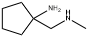 Cyclopentanemethanamine, 1-amino-N-methyl- Struktur