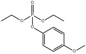 Phosphoric acid, diethyl 4-methoxyphenyl ester Struktur
