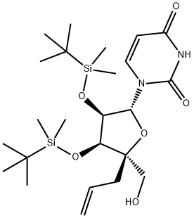 512184-18-8 4'-alpha-C-Allyl-2',3'-bis(O-t-butyldimethylsilyl)uridine