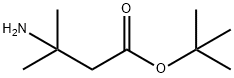 Butanoic acid, 3-amino-3-methyl-, 1,1-dimethylethyl ester Structure