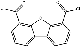 4,6-Dibenzofurandicarbonyl dichloride Structure