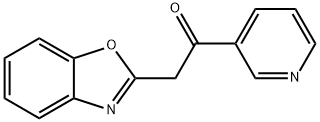 2-(1,3-benzoxazol-2-yl)-1-(pyridin-3-yl)ethan-1-one Struktur