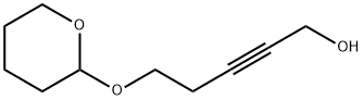 2-Pentyn-1-ol, 5-[(tetrahydro-2H-pyran-2-yl)oxy]- Struktur