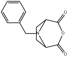 3-Oxa-8-azabicyclo[3.2.1]octane-2,4-dione, 8-(phenylmethyl)- Struktur