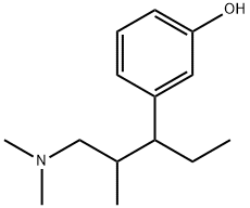 (±)-3-(1-(dimethylamino)-2-methylpentan-3-yl)phenol 化学構造式