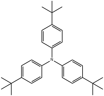 三(4-叔丁基苯基)胺, 51545-35-8, 结构式