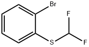 (2-bromophenyl)(difluoromethyl)sulfane Struktur