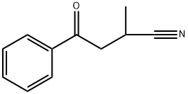 2-methyl-4-oxo-4-phenylbutanenitrile Struktur