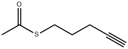 S-PENT-4-YN-1-YL ETHANETHIOATE 结构式