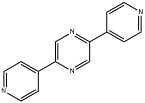 Pyrazine, 2,5-di-4-pyridinyl- Struktur