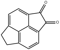 Cyclopent[fg]acenaphthylene-1,2-dione, 5,6-dihydro- Structure