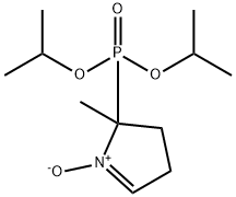 5-(二异丙氧基磷酰基)-5-甲基-1-吡咯啉 N-氧化物, 527704-58-1, 结构式