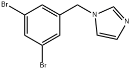 1H-Imidazole, 1-[(3,5-dibromophenyl)methyl]- Structure