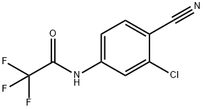 Acetamide, N-(3-chloro-4-cyanophenyl)-2,2,2-trifluoro- Structure