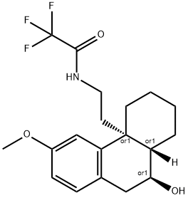 53416-77-6 REL-2,2,2-TRIFLUORO-N-[2-[(4AR,10S,10AS)-1,3,4,9,10,10A-HEXAHYDRO-10-HYDROXY-6-METHOXY-4A(2H)-PHENANTHRENYL]ETHYL]ACETAMIDE