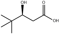Pentanoic acid, 3-hydroxy-4,4-dimethyl-, (3S)- 结构式