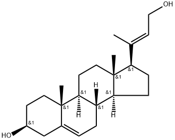 (3β,20E)-24-Norchola-5,20(22)-diene-3,23-diol Struktur