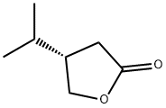 2(3H)-Furanone, dihydro-4-(1-methylethyl)-, (4S)- Struktur