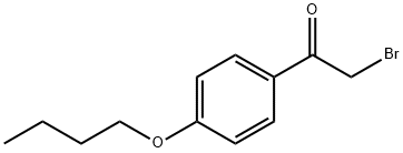 Ethanone, 2-bromo-1-(4-butoxyphenyl)- Struktur