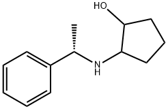 2-(((S)-1-苯乙基)氨基)环戊醇, 537688-49-6, 结构式