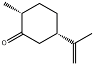 Cyclohexanone, 2-methyl-5-(1-methylethenyl)-, (2R,5S)- Structure