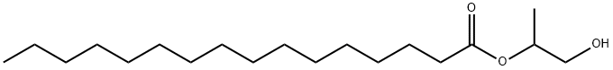 Palmitic acid 2-hydroxy-1-methylethyl ester Structure