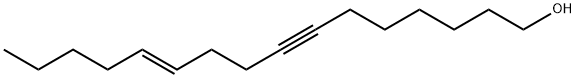 11-Hexadecen-7-yn-1-ol, (E)- (9CI) Struktur